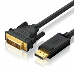 Видеокабель-адаптер | DisplayPort (DP) на DVI-D | UGREEN DP103 | 1.5 метра